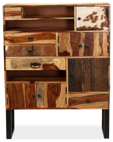 vidaXL Sideboard Drawer Cupboard Sideboard Buffet Cabinet Solid Wood Sheesham