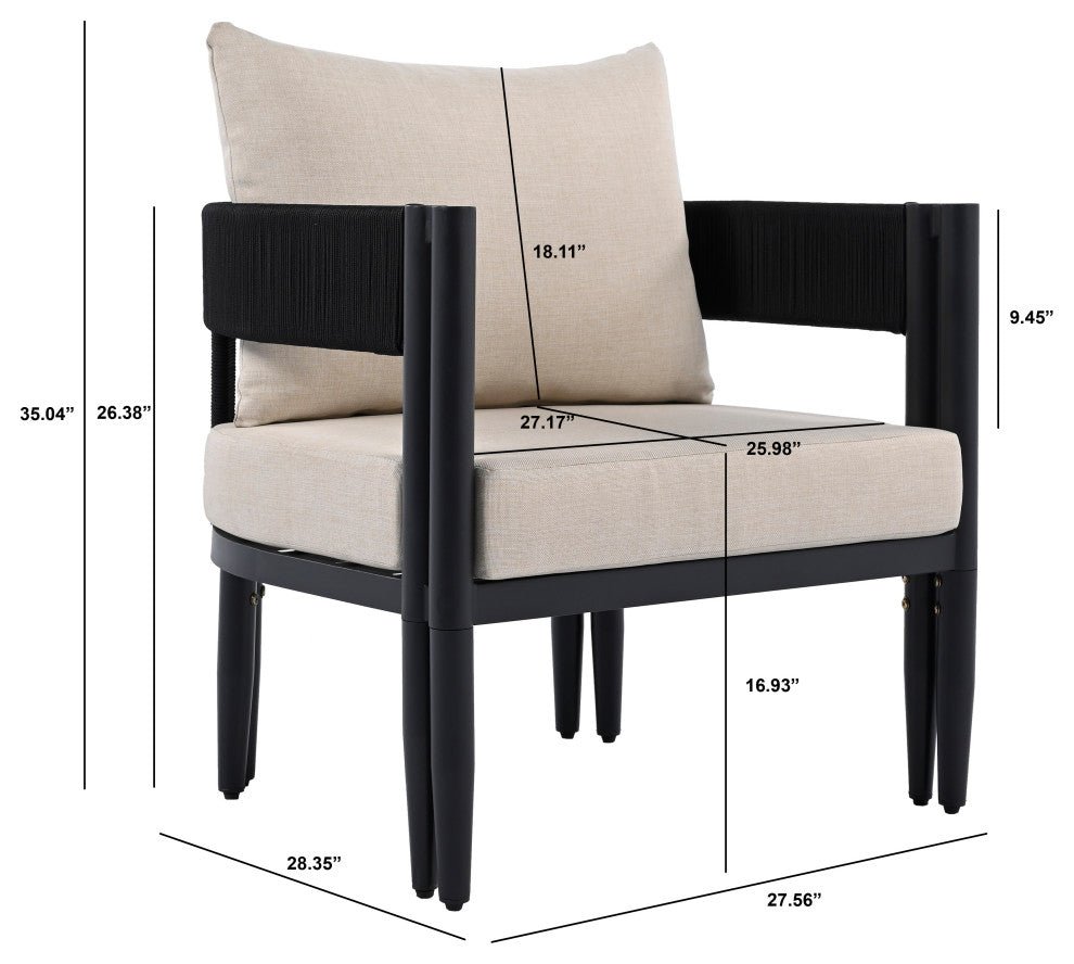 Safavieh Indoor-Outdoor Viola Chair, Set of 2