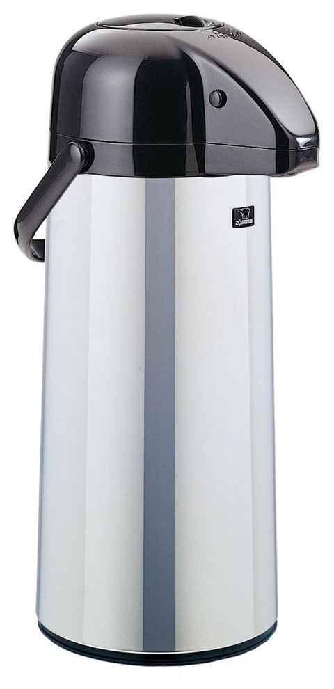 Air Pot Beverage Dispenser, Polished Stainless