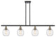 Innovations 516-4I-BAB-G1013 4-Light Island Light, Black Antique Brass