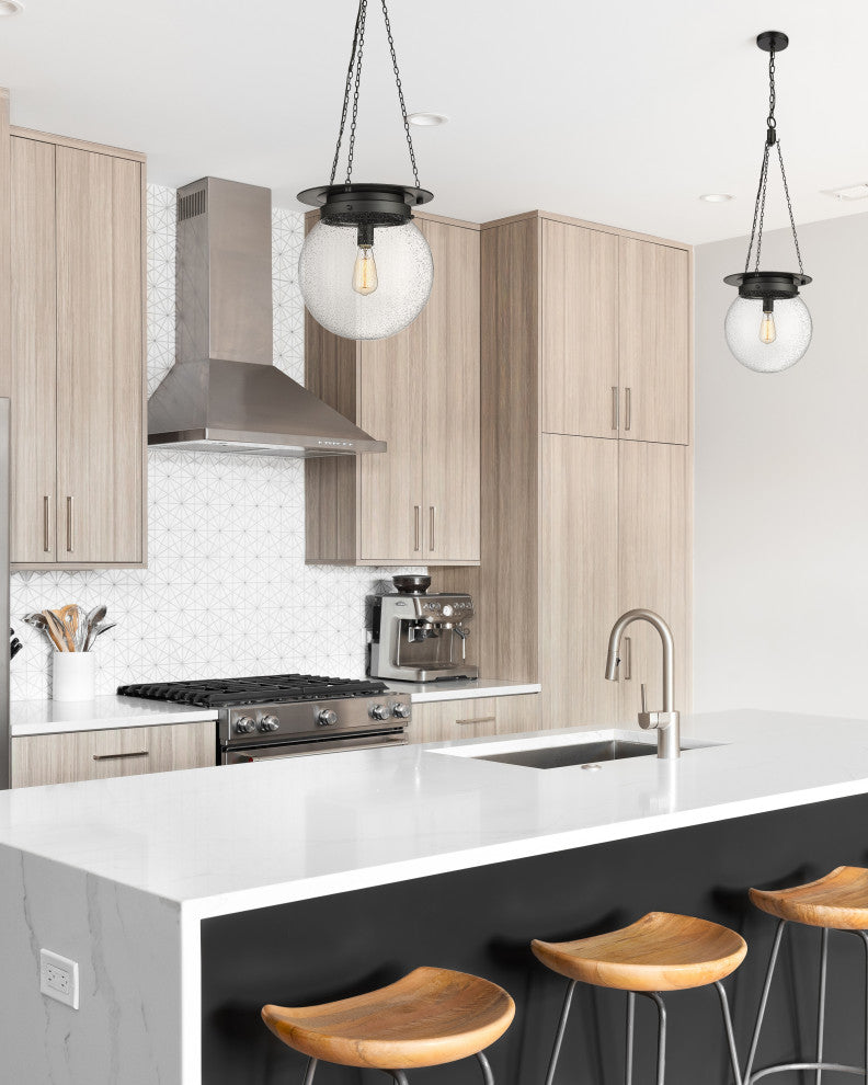 Z-LITE 1-Light Pendant, Matte black