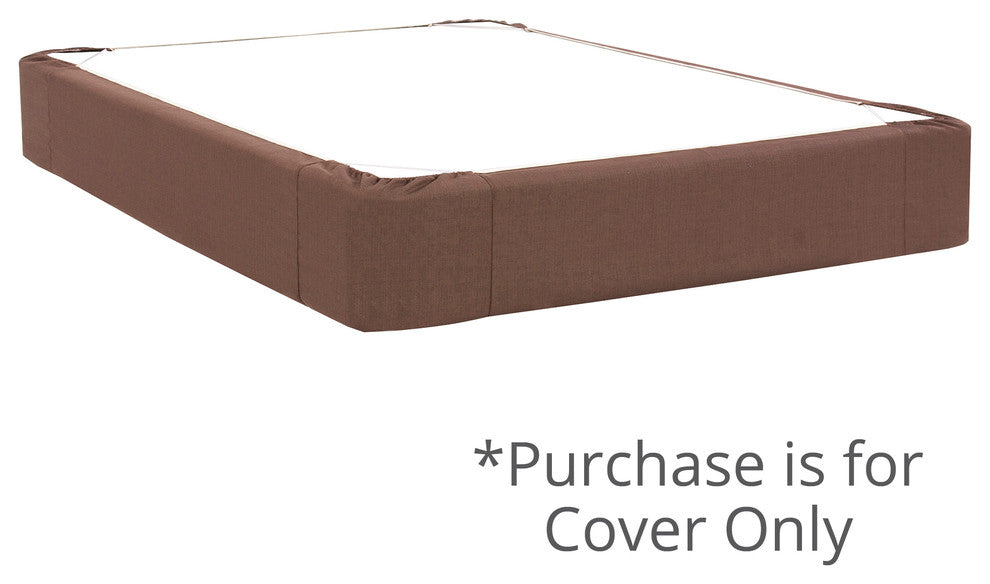 Sterling Queen Boxspring Cover, Chocolate