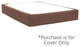 Sterling Queen Boxspring Cover, Chocolate
