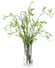 Willow Branch Arrangement in a Tall Glass Vase