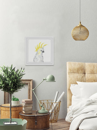 "Cockatoo II" Framed Painting Print, 12"x12"