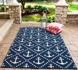 Baja Rug, Navy, 8'6"x13'
