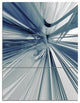 "Blue 3-D Textured Art" Digital Metal Wall Art, 3 Panels, 28"x36"