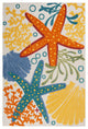 Nourison Aloha 6' x 9' Multicolor Coastal, Nautical & Beach Area Rug