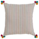 Surya Dhaka DH-004 20"x20" Pillow Kit, Pink/Cream/Aqua/Saffron