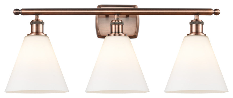 Innovations 516-3W-AC-GBC-81 3 Light Bath Vanity Light, Antique Copper