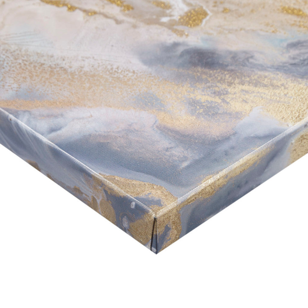 Madison Park Symphony Glitter Gold Foil Abstract Canvas Wall Art Set of 3