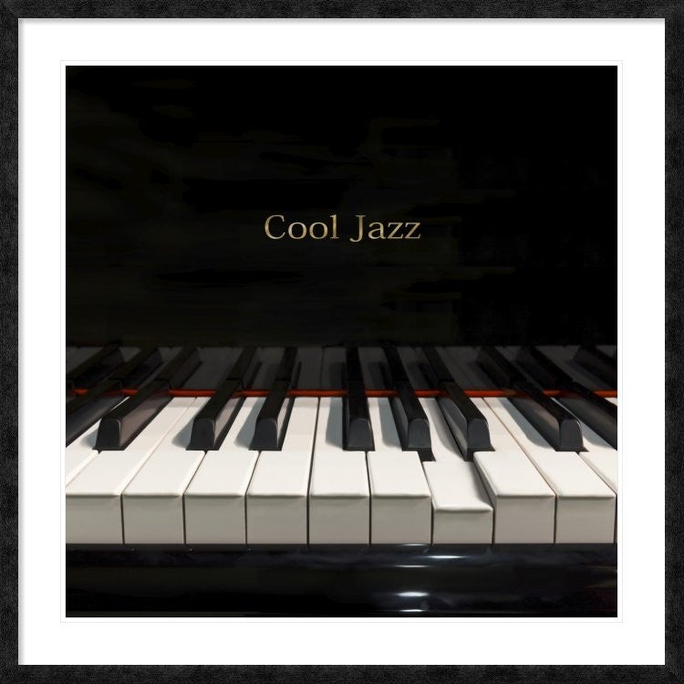 "Cool Jazz" Framed Digital Print by Steven Hill, 44x44"