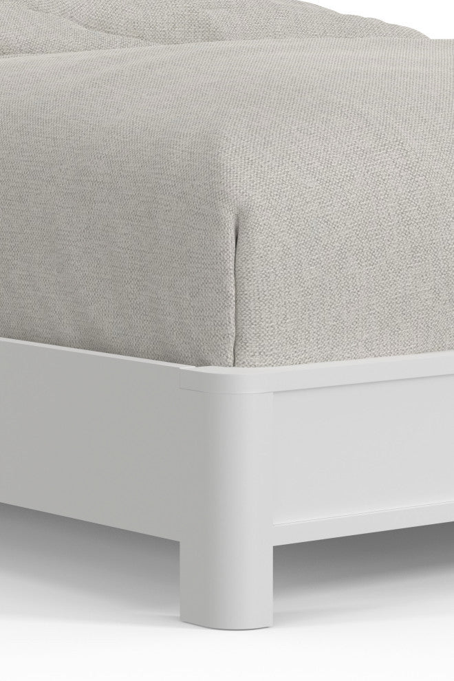 Stapleton Queen Panel Bed, White