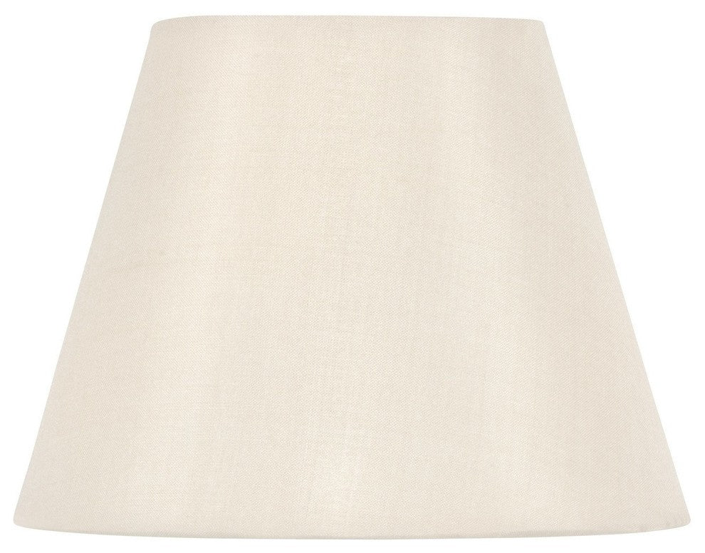 Upgrade Lights White English 5" Barrel Silk Chandelier Shades, Set of 2