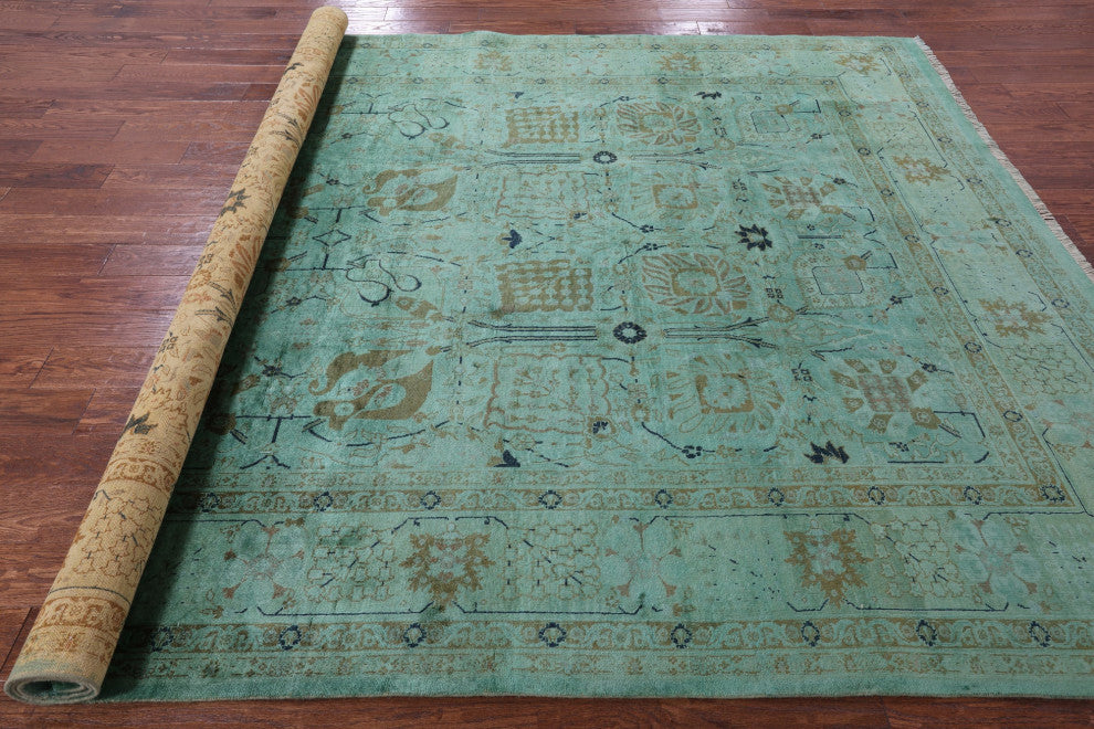 8' 2" X 10' 4" Handmade Overdyed Full Pile Rug - PR2379