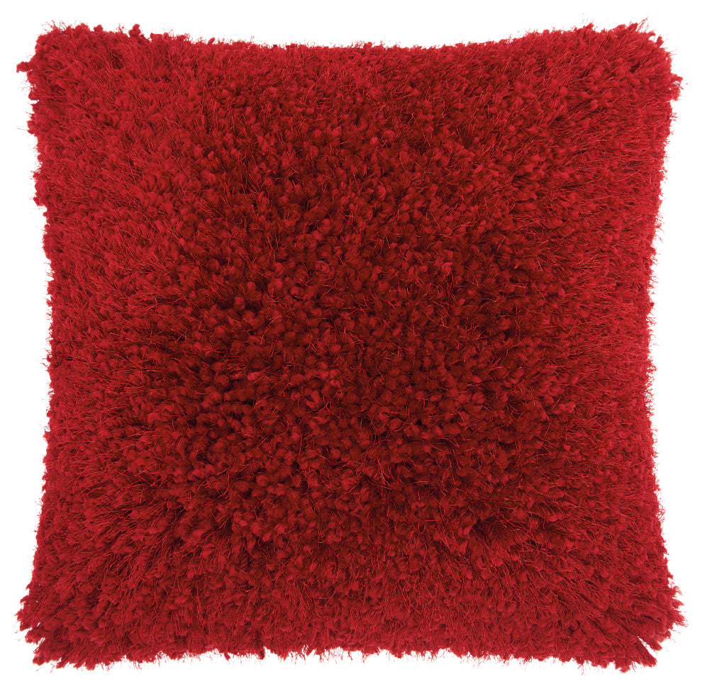Mina Victory TL003 Throw Pillow, Red, 20" x 20"