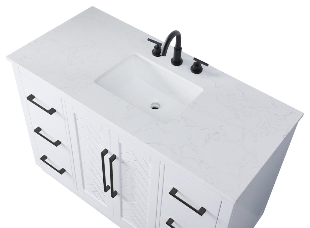 Elegant Lighting VF29048 Chase 48" - Gray