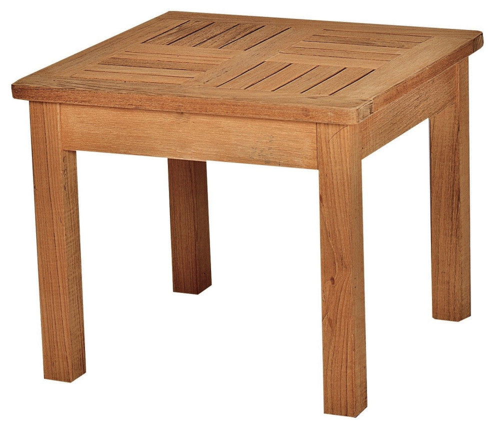 Dane Square Teak Outdoor Side Table