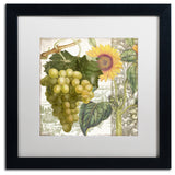 Color Bakery 'Dolcetto III' Matted Framed Art, Black Frame, White Mat, 16x16