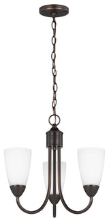 Seville 3-Light Chandelier, Bronze