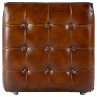 Close-up/zoomed-in view emphasizing tufted front with white background.