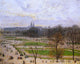 Camille Pissarro The Tuilleries Gardens: Winter Afternoon Wall Decal