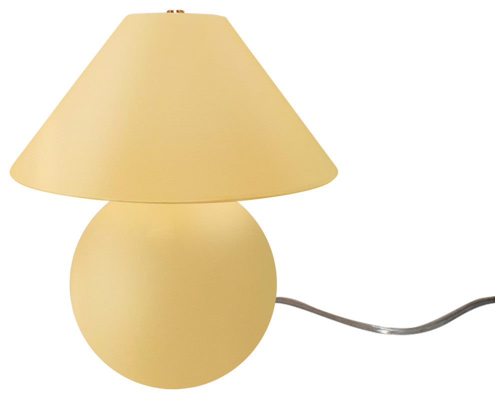 Avola Portable Lamp, Short, Muted Yellow