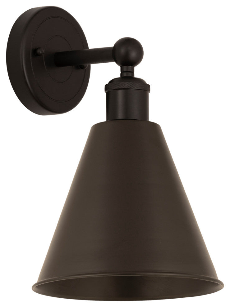 Ballston Cone 1-Light 8" Sconce, Oil Rubbed Bronze
