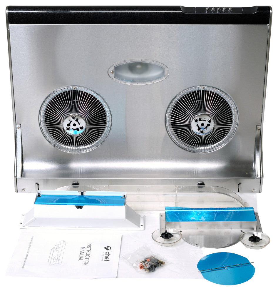 Hauslane | Chef Series Range Hood C190 30" Under Cabinet Kitchen Extractor