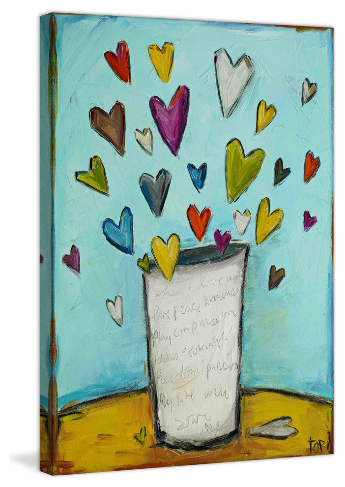 "I Will Soar" Painting Print on Canvas by Tori Campisi