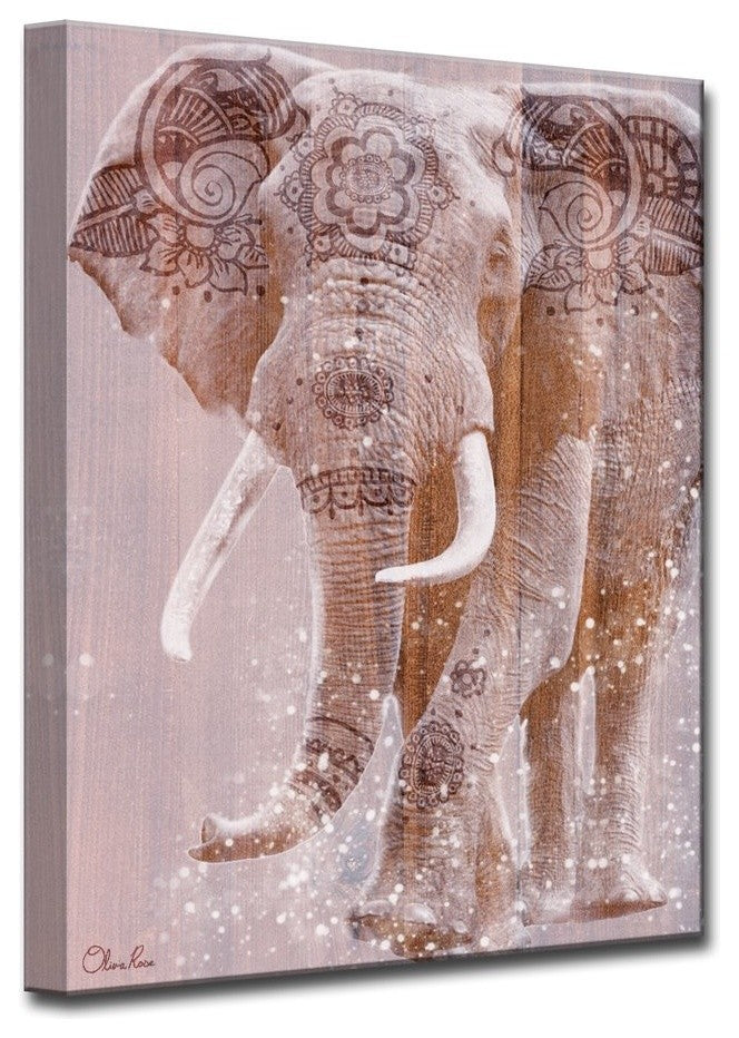 Ready2HangArt 'Wild Zen II' Inspirational Canvas Art by Olivia Rose, 16"x12"