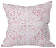 Iveta Abolina Pink Maze Outdoor Throw Pillow