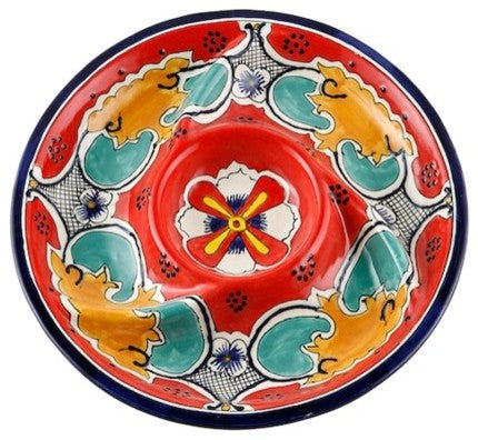 Talavera Divided Tray