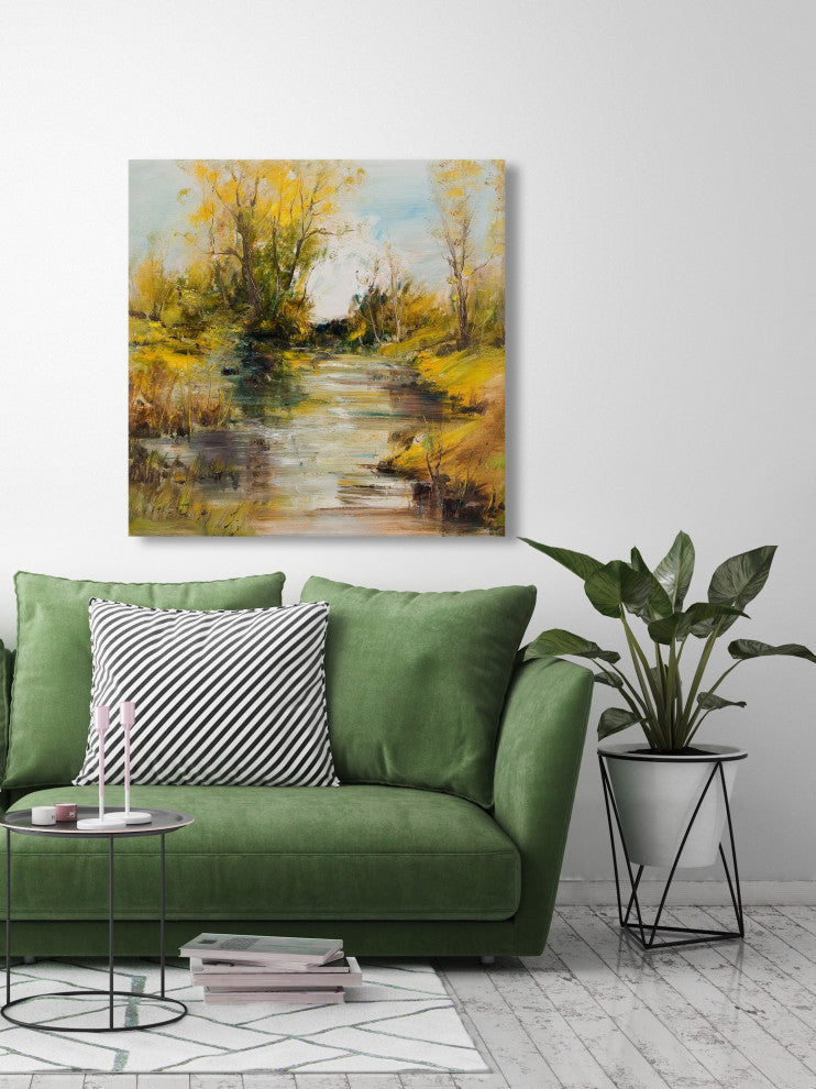 "Feeling Good-Natured" Painting Print on Wrapped Canvas, 24x24