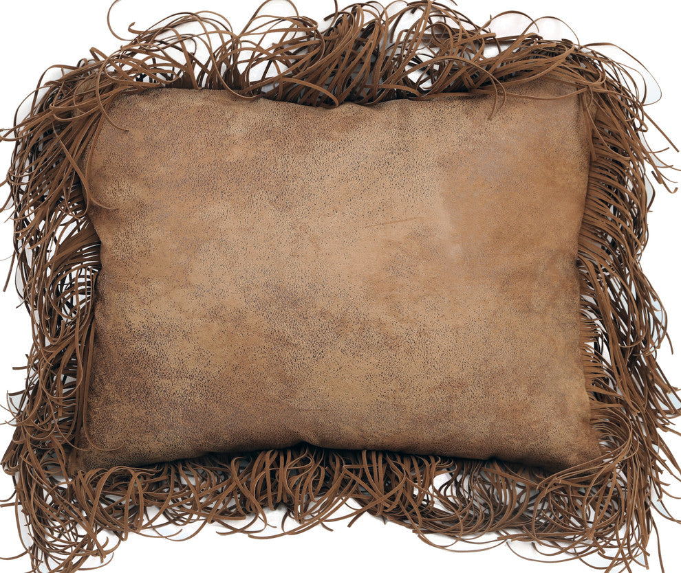Tobacco Fringe Pillow