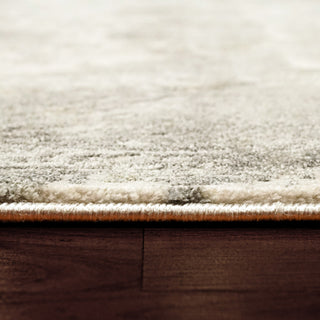 Castilla Cream And Silver Area Rug, 3.11'x5.7'