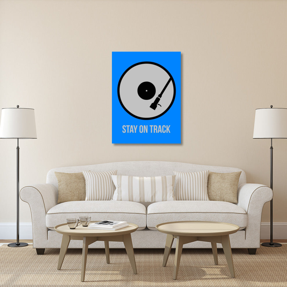"Stay On Track Vinyl Poster 2" Fine Art Print
