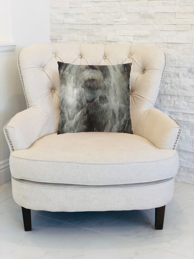 Plutus Brand Ash Handmade Throw Pillow, (Double sided  20" x 20")