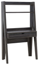 Benzara BM279753 Modern Console Sideboard Desk, 2 Shelves, Wood, Distressed Grey