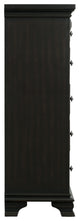 Picket House Furnishings Trent 6-Drawer Chest in Antique Black
