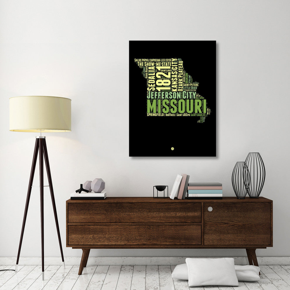 "Missouri Word Cloud 1" Fine Art Print