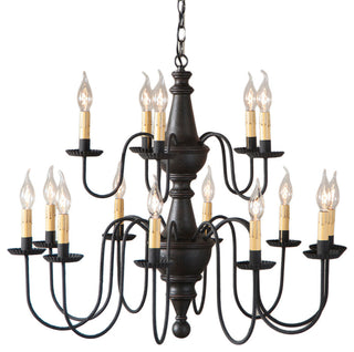 Harrison 2 Tier Chandelier, Black