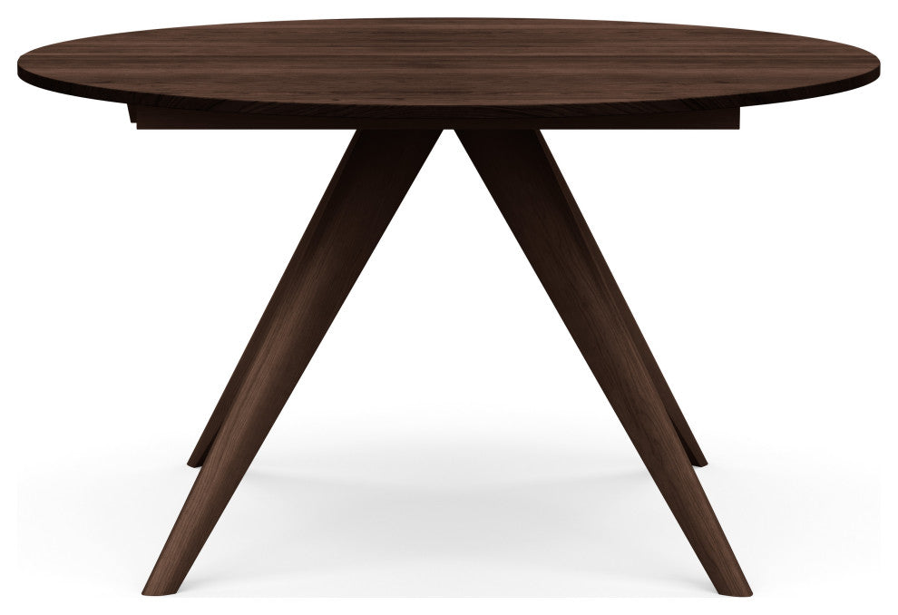 Copeland Catalina Round Extension Table, Smoke Cherry, 54x54