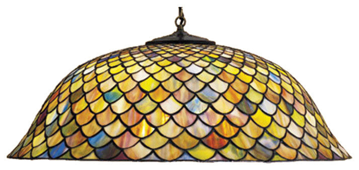 Meyda lighting 30455 24"W Tiffany Fishscale Pendant