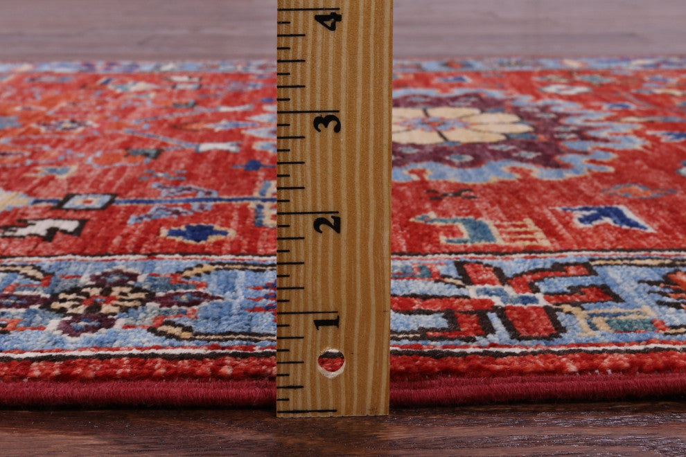 2' 8" X 8' 7" Runner Persian Fine Serapi Handmade Wool Rug - Q12452