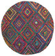 Safavieh Nantucket Collection NAN317 Rug, Multi, 4' Round