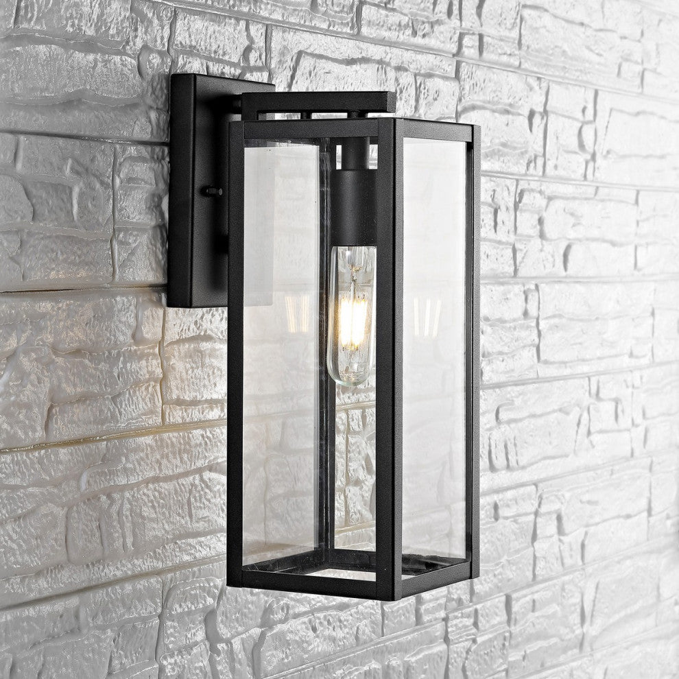 Safavieh Norsan Outdoor Wall Lantern Black