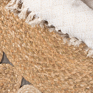 Eden Round Natural Jute Hippie Circle, 4' Round