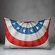 Festive Bunting 14x20 Lumbar Throw Pillow