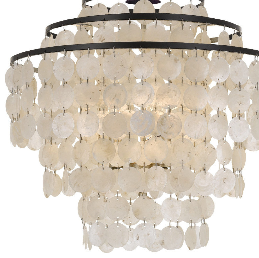 Brielle 4 Light Chandelier in Dark Bronze